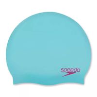 SPEEDO CZEPEK SILIKONOWY PLAIN MOULDED JUNIOR SILICONE CAP TILE MAGENTA