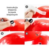kropki klejowe do balonów,urodziny,girlanda 100szt