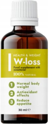 W-Loss - Naturalne krople na szybkie odchudzanie 30ml + GRATIS na Arena.pl