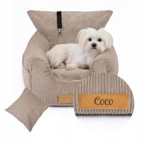 Transporter dla psa kota fotelik do auta samochodowy + Grawer imię GRATIS