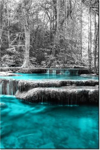 80CM 120 OBRAZ WODOSPAD ŚCIENNY na Arena.pl