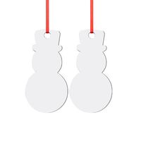 Dwustronna zawieszka z MDF-u do sublimacji - bałwan