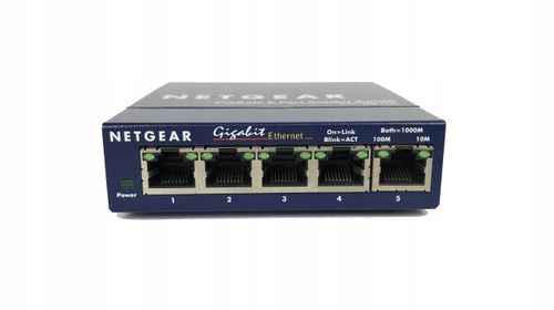 Switch NETGEAR ProSafe GS105GE 5 portów na Arena.pl