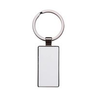 Dwustronny brelok do kluczy 2,2 x 5,1 cm do sublimacji - czarny