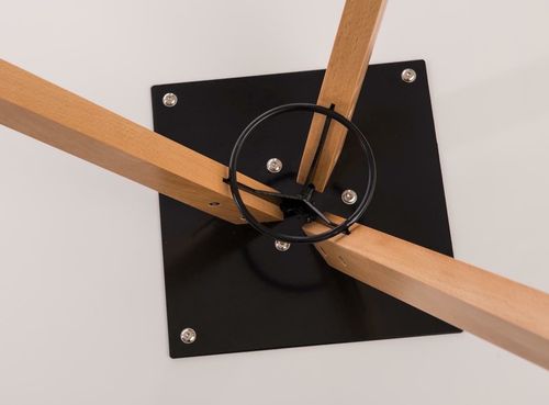 Stół Intesi Rocket naturalny/biały okrągły na Arena.pl