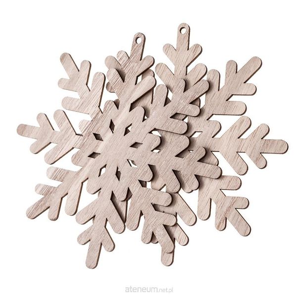 BAZA MDF ŚNIEŻYNKI 15CM 2SZT DPDN-212 DP CRAFT zdjęcie 1