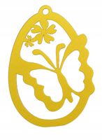 7. Zawieszka ażurowa jajko wiosna MOTYL