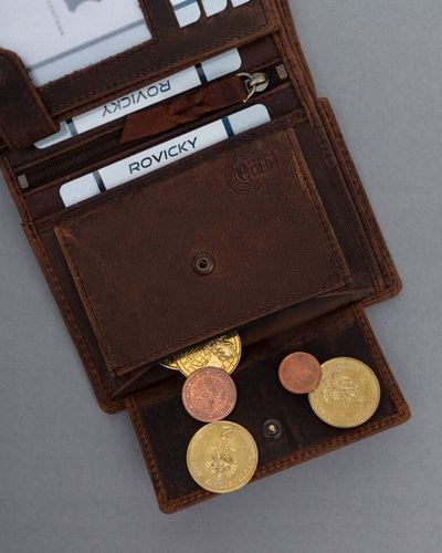 duży portfel męski z nubukowej skóry naturalnej na Arena.pl