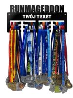 Wieszak na medale RUNMAGEDDON twoje imię dowolny tekst 97.1