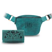 portfel damski skórzany t-05-gr saszetka damska skórzana vintage t-97-hgr