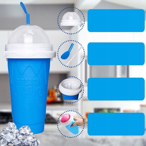 KUBEK DO ROBIENIA LODÓW GRANITY SORBETÓW SLUSHY MROŻONYCH NIEBIESKI na Arena.pl