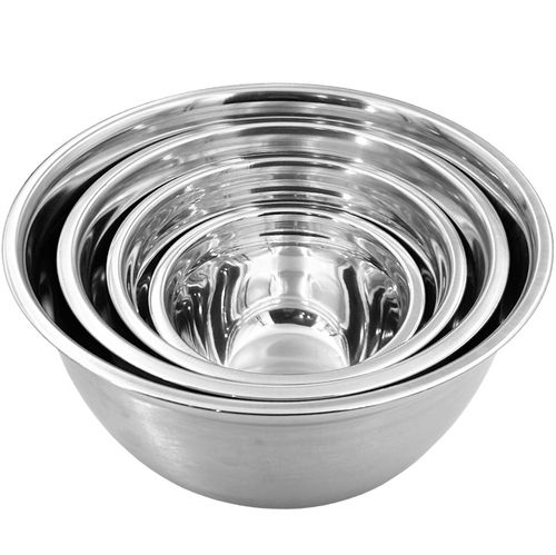 MISKI METALOWE stalowe GŁĘBOKIE NIERDZEWNE KOMPLET MISEK KUCHENNYCH ZE STAL na Arena.pl