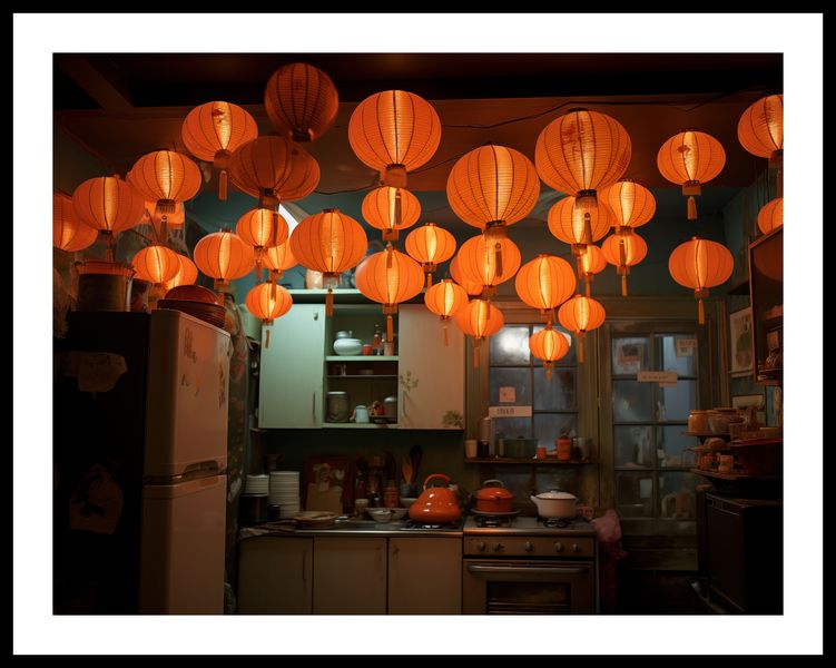 Plakat 65x50cm W Blasku Lampionów zdjęcie 3