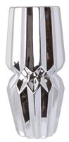 Wazon ceramiczny geometryczny srebrny
