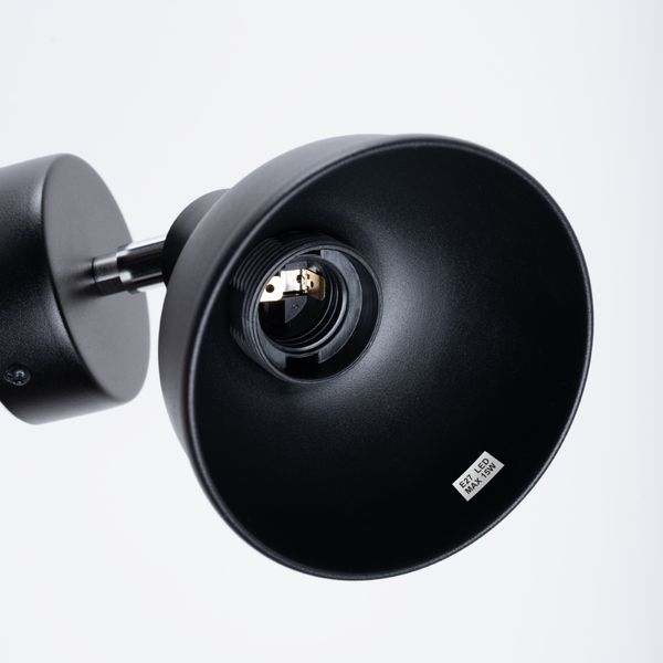 Kinkiet ELBA czarny zdjęcie 5