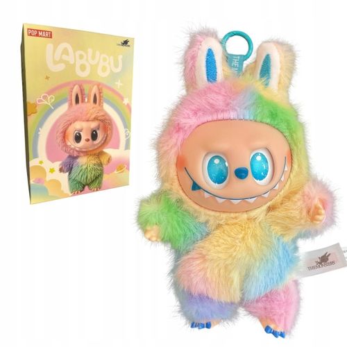 MASKOTKA LALKA LALECZKA BRELOK FIGURKA PLUSZAK Secret LABUBU tęczowy na Arena.pl