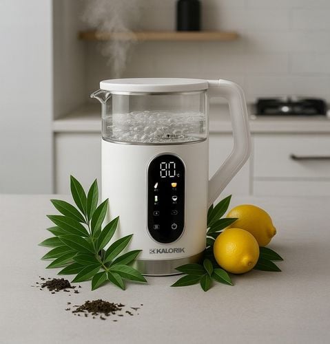CZAJNIK ELEKTRYCZNY REGULACJA TEMPERATURY BIAŁY DIGITAL 40-100°C 1,7L 2200W na Arena.pl