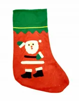 Skarpeta na prezenty święta mikołaj choinka worek
