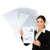 Teczka organizer na dokumenty a4 aktówka 25 przegródek + koszulki 100szt