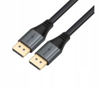 KABEL PRZEWÓD DISPLAYPORT REINSTON EKVDP01 2 METRY CZARNY 60HZ 4K