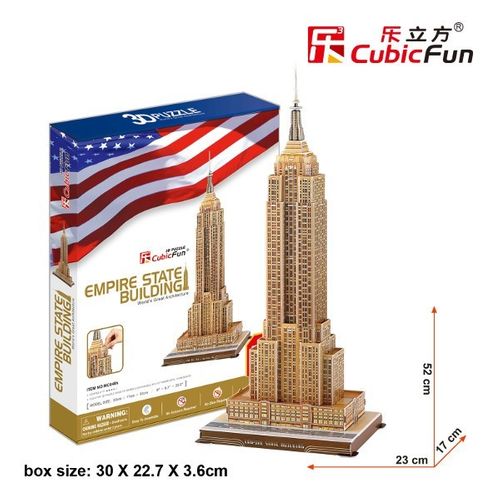 Cubicfun Puzzle 3D Empire State Building 66 elementów na Arena.pl