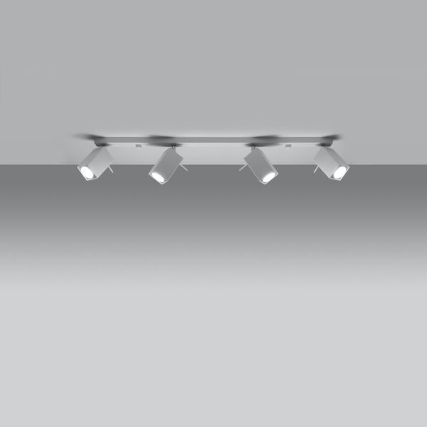 Plafon MERIDA 4L biały zdjęcie 3