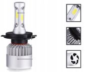 ŻARÓWKI 2szt H7 LED COB 8000lm 16000lm 72W CANBUS