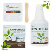 Kwasomierz Glebowy pH Zestaw z Płynem i Skalą Kolorów HELLIGA TESTER
