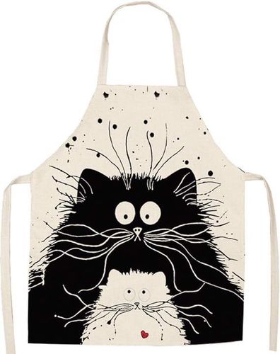 Fartuch kuchenny wzór z kotami kreskówkowy na Arena.pl