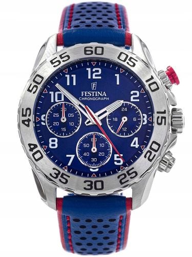 Festina skórzany zegarek dziecięcy na rękę niebieski Junior UF20458/2 na Arena.pl