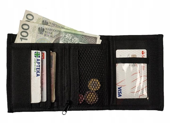 Portfel na Rzep WILK Wolf moon KSIĘŻYC materiałowy zdjęcie 4