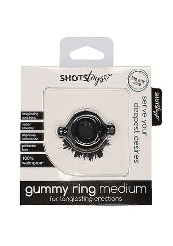 Gummy Ring - Medium - Black na Arena.pl