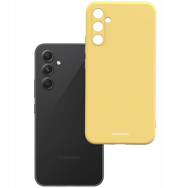 Spacecase Silicone Case Galaxy A54 5G Yellow zdjęcie 2
