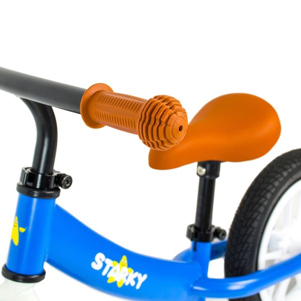 ROWEREK BIEGOWY NIEBIESKI POMPOWANE KOŁA 12" ŚWIECĄCE LED SOLIDNY JEŹDZIK zdjęcie 9