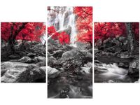 90X60CM OBRAZ JESIENNY WODOSPAD