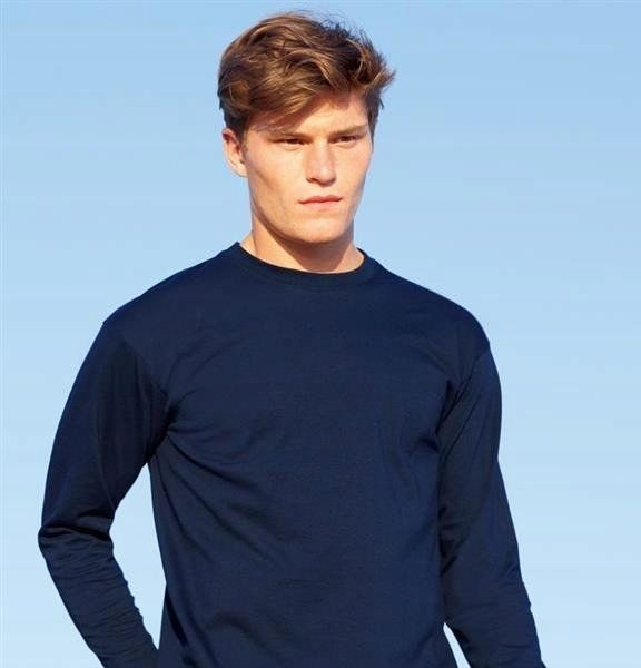 FRUIT OF THE LOOM KOSZULKA Z DŁUGIM RĘKAWEM Whit S zdjęcie 8