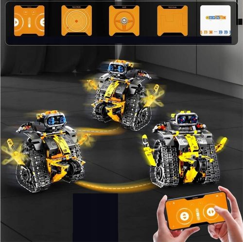 ZABAWKA ROBOT PROGRAMOWALNY DLA DZIECI 4W1 ZESTAW Z ŚWIATŁEM 2.4GHZ Z PILOT na Arena.pl