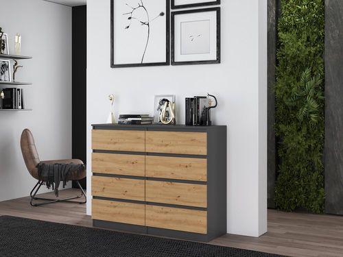 Komoda Malwa M8/120 ANTRACYT ARTISAN na Arena.pl