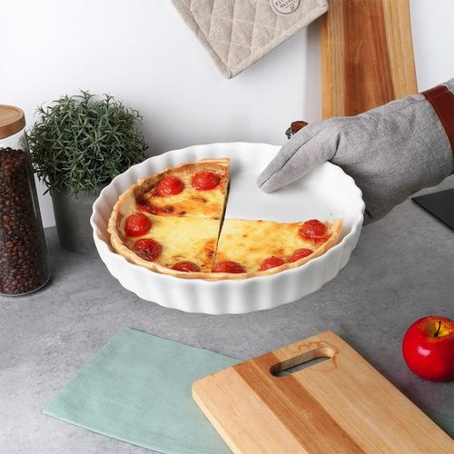 Forma do tarty ceramiczna biała 24,5 cm na Arena.pl