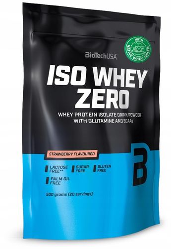 BIOTECH ISO WHEY ZERO 1000g PROTEIN ISOLATE WPI EAA 2x500g Sernik Cytrynowy na Arena.pl