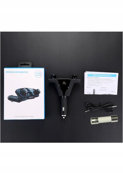 TRANSMITER FM BLUETOOTH 5.0 SD ŁADOWARKA USB LCD zdjęcie 2