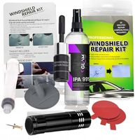 ZESTAW NAPRAWCZY SZYBY SAMOCHODOWEJ KLEJ DO NAPRAW + IZOPROPANOL IPA 99 %