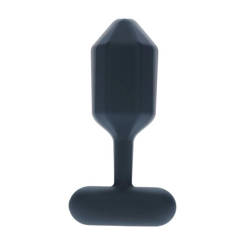 Hexagonal Vibrating Silicone Anal Plug - M - Black na Arena.pl