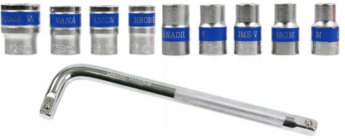 klucze nasadowe 1/2" 10pcs 10-24mm na Arena.pl
