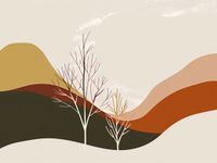 Plakat 80x60cm Pustynia Widzi