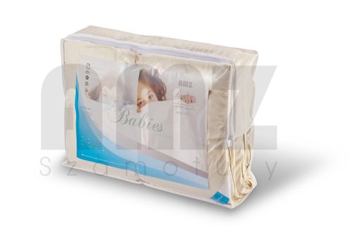 Komplet dziecięcy 20% puch gęsi AMZ - 90x120 / 40x60 BABIES PÓŁPUCH na Arena.pl
