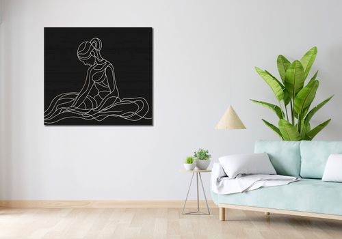 Obraz 100x90cm Pozycja Siedząca na Arena.pl