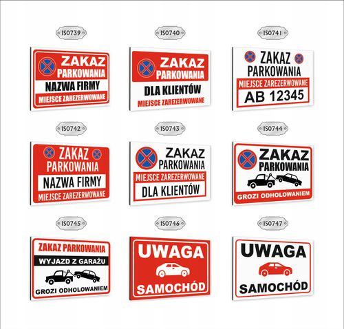 Tabliczka znak informacyjny DIBOND 40x30 ZAKAZ PALENIA nadruk UV na Arena.pl