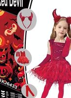 Zjawiskowy strój Czerwonej Diablicy dla dziewczynki