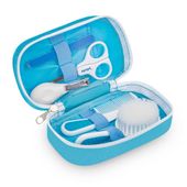 AKUKU Zestaw manicure z etui kolor niebieski